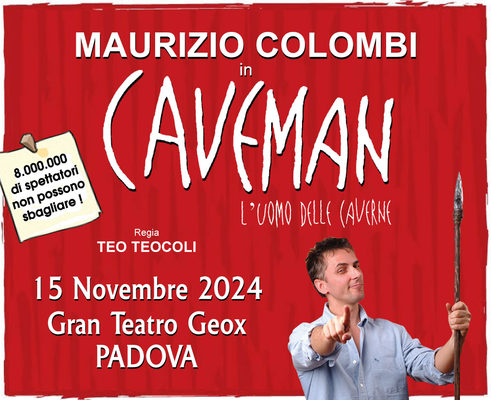 Maurizio Colombi in Caveman